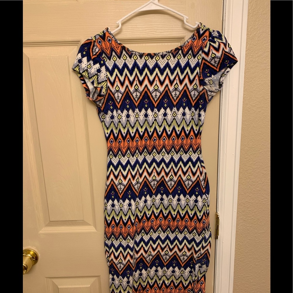 BOHO Body-con Midi Dress